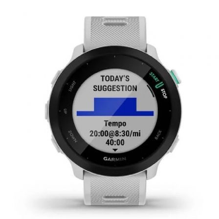 Garmin Forerunner 55, 42 mm, Blanco Garmin Forerunner 55, 42 mm, Blanco